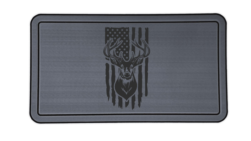Deer Head American Flag