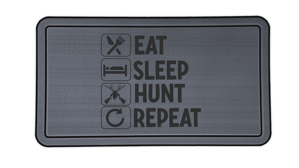 Eat Sleep Hunt Repeat cooler top preview