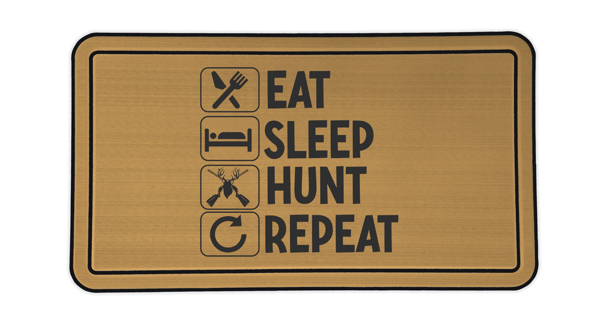 Eat Sleep Hunt Repeat cooler top preview