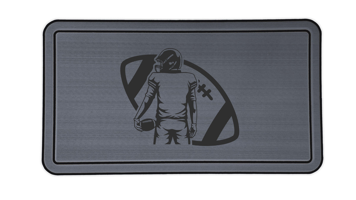 Player in Front of Football cooler top preview