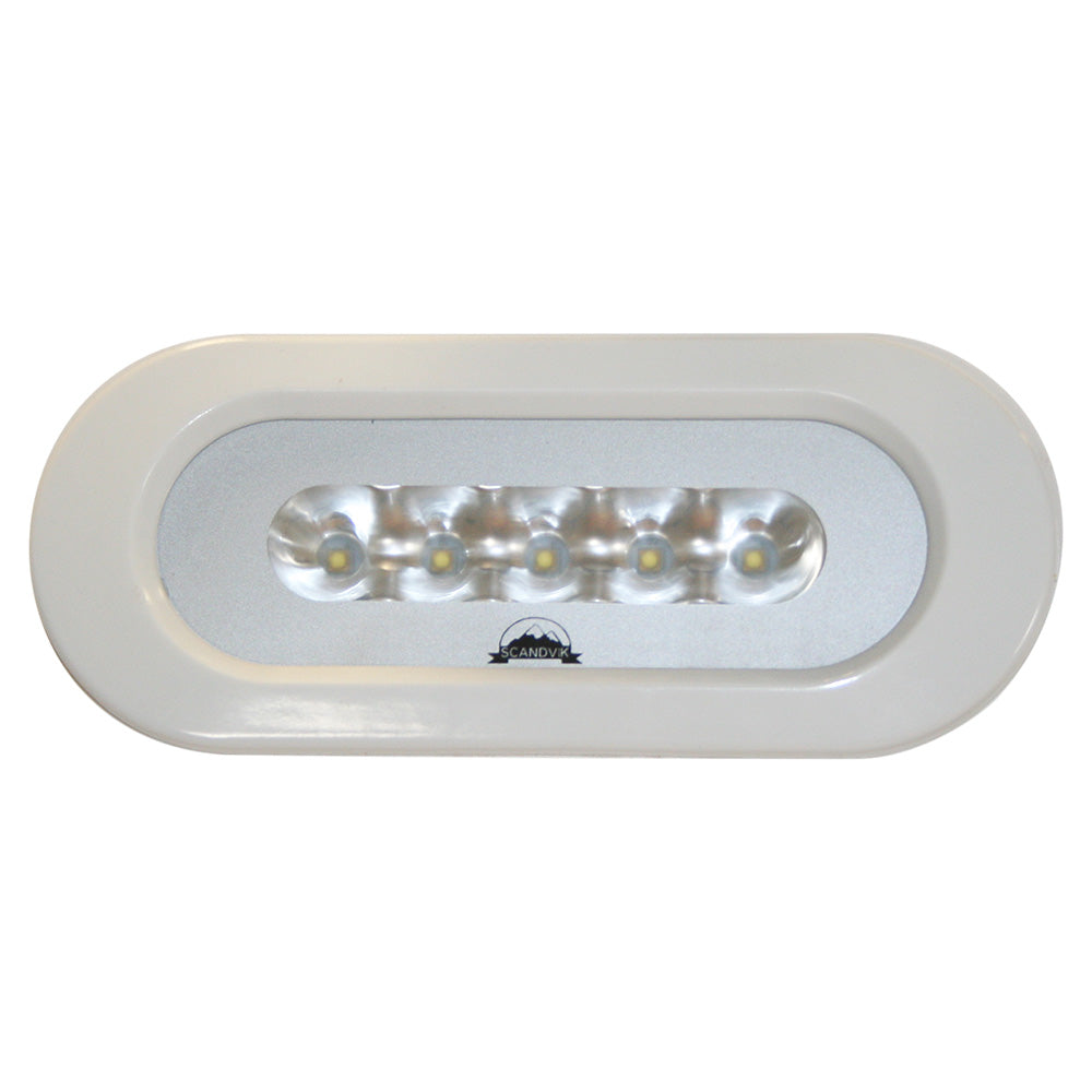 Scandvik Flush Mount Spreader Light  1030V  White 41343P