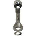 CE Smith 80 Series Screwless Flush Mount Rod Holder  30 Degree  Stainless Steel  Cast Bottom  Black Liner 53688C