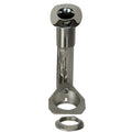 CE Smith 80 Series Screwless Flush Mount Rod Holder  15 Degree  Stainless Steel  Swivel Bottom  Black Liner 53687S