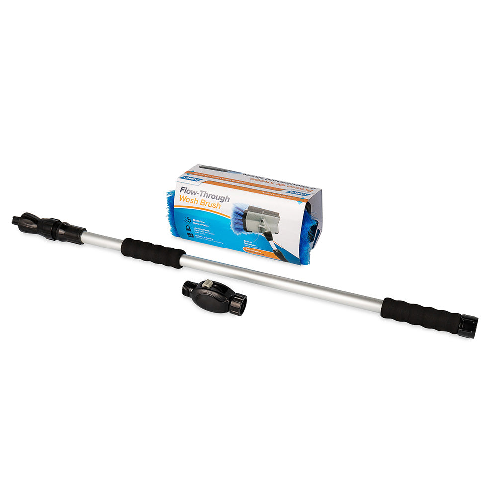 Camco RV Wash Brush wAdjustable Handle 43633