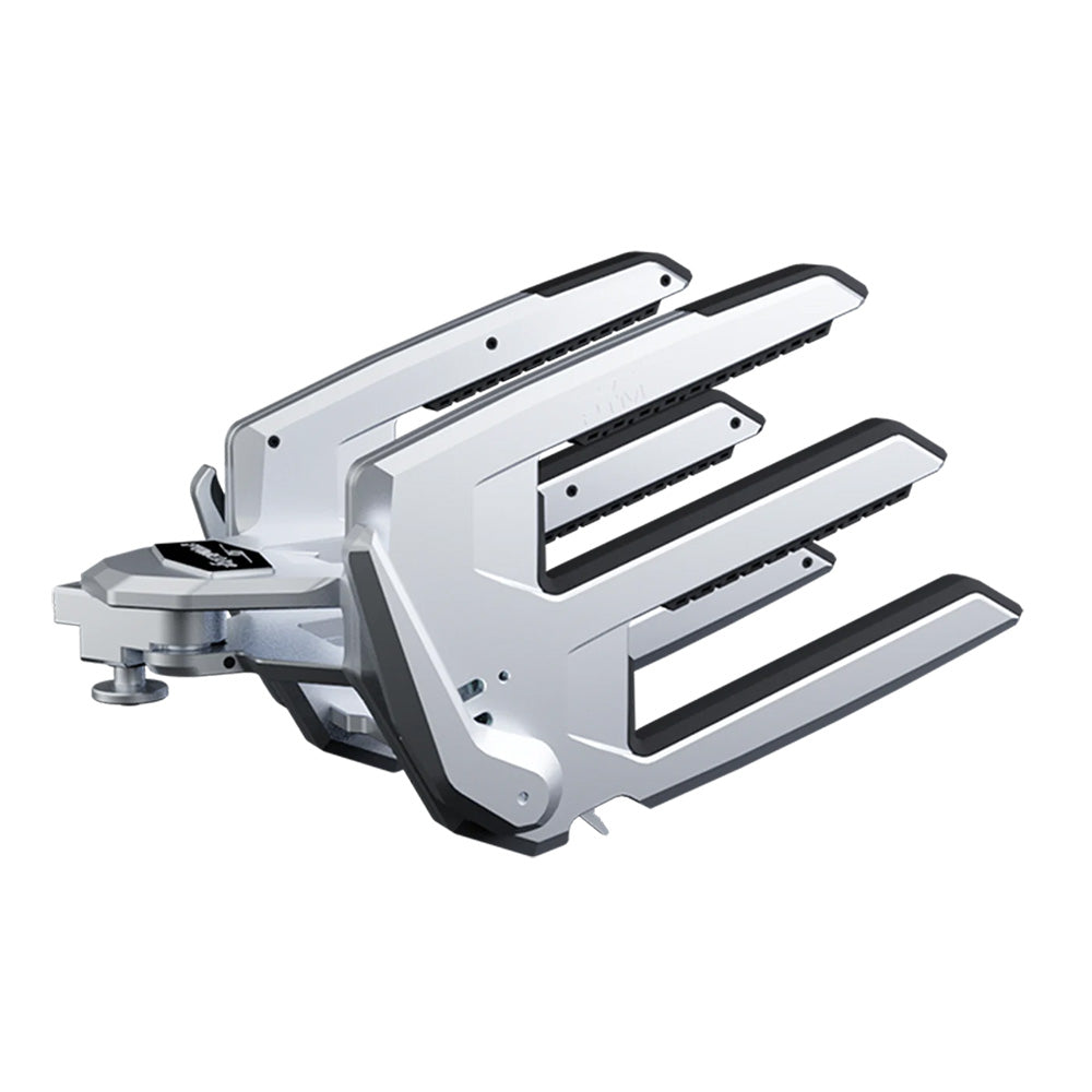 PTM Watersports ClampForce 30 Clamping Wake Board Rack  Pair  Silver P134919010TEBCL