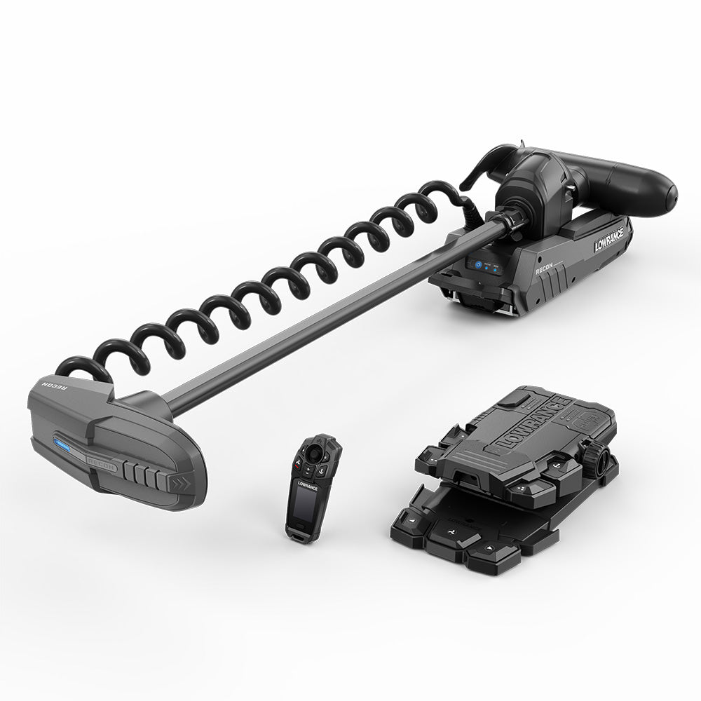 Lowrance Recon FW 72 Trolling Motor  Includes Freesteer Joystick Remote Wireless Foot Pedal  HDI Nosecone 00016175001