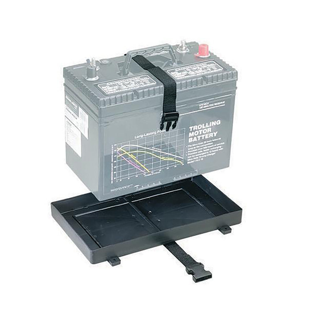 Attwood Group 24 Battery Tray wStraps 90925