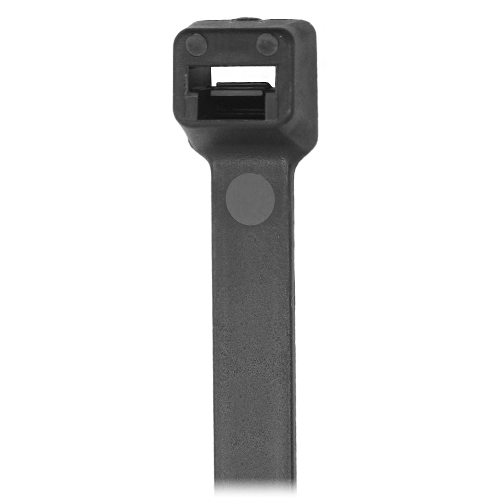 Pacer 11 Cable Tie  Black  50lb Tensile Strength  3 Bundle Diameter  100 Piece Bag CT3S100BK