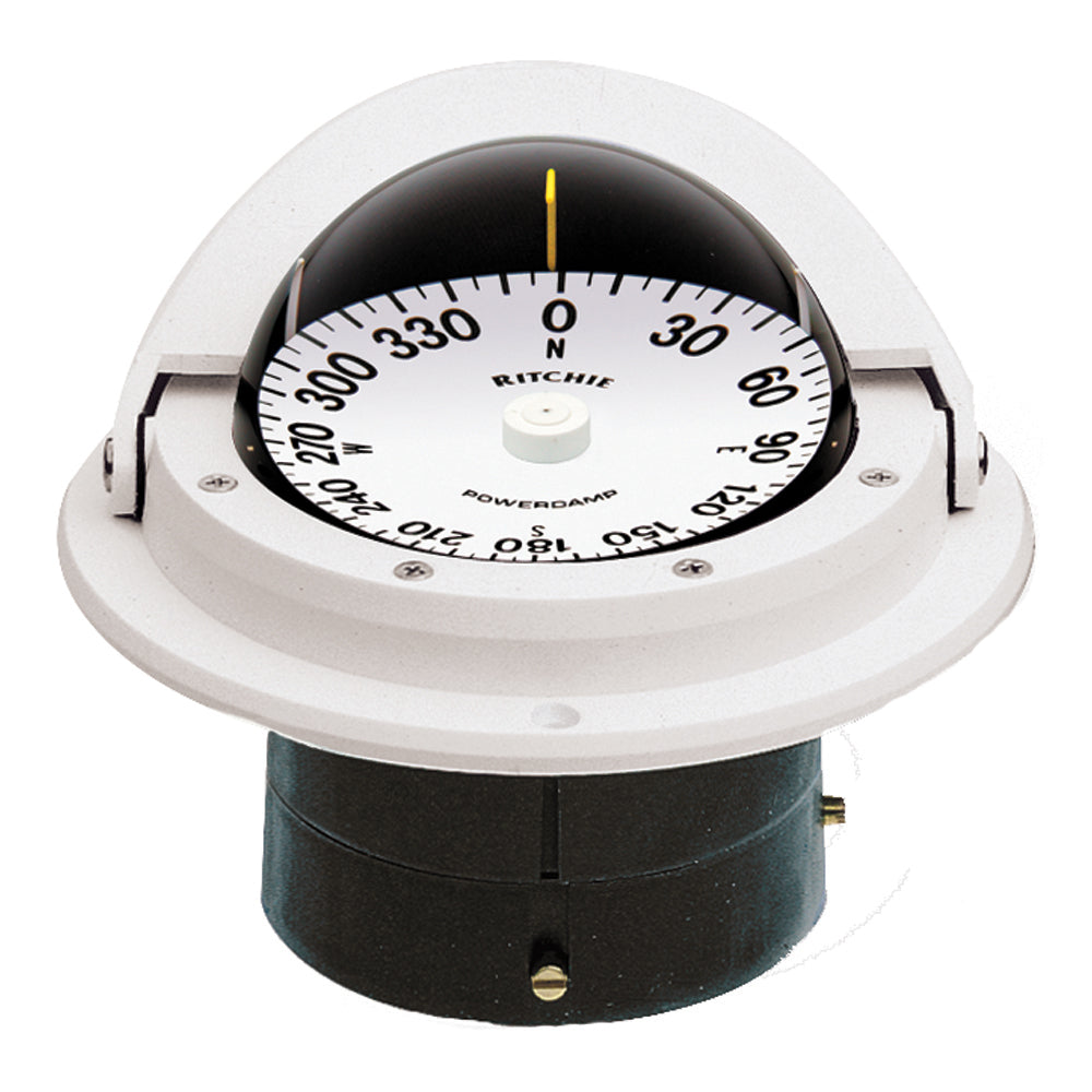 Ritchie F82W Voyager Compass  Flush Mount  White F82W