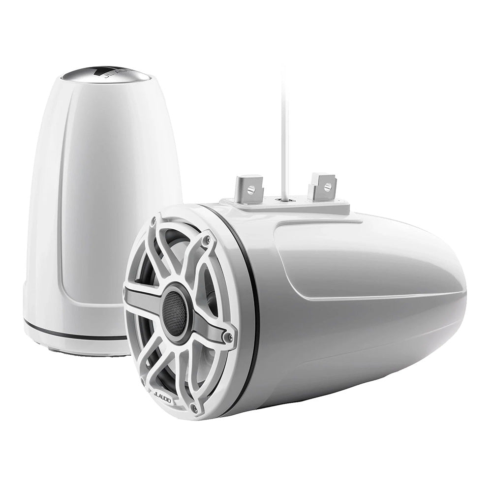 JL Audio M6 Series 77 Enclosed Tower Coaxial System wGloss White Sport Grille  M6770ETXv3GwSGwGw 0100327700