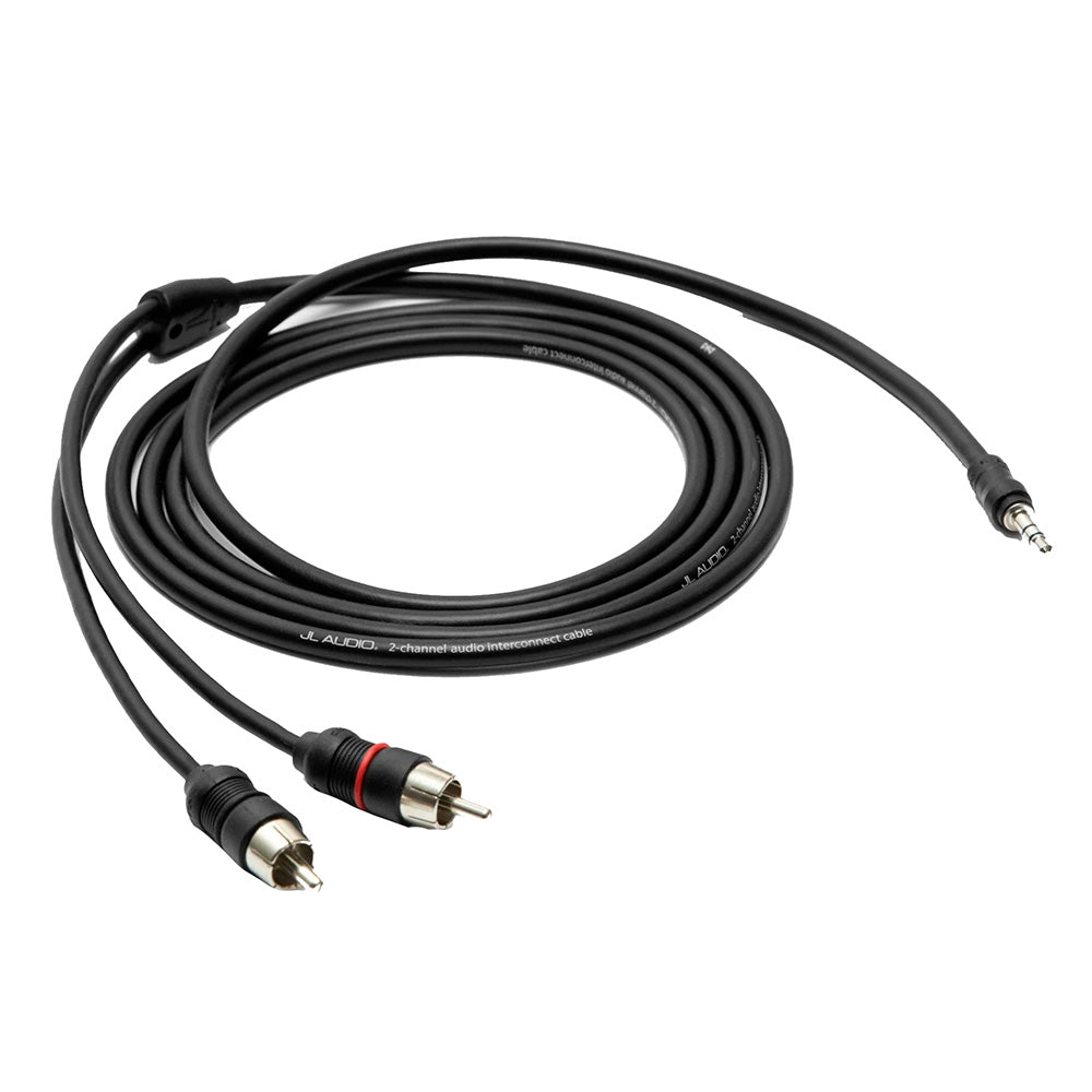 JL Audio 2 Channel 6 Mini to RCA Audio Interconnect Cable  XDMINIRCA6 0101345800