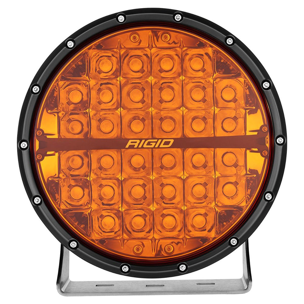 RIGID Industries 360Series Amber Pro 9 Offroad Spot Beam wAmber Backlight Pod  Single 36522