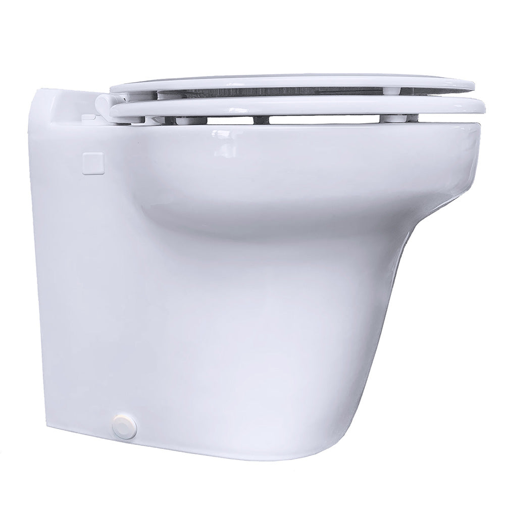 Raritan Comfort Height Marine Elegance wPressurized Freshwater  Smart Toilet Control  White  24V 241EF024