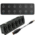 Maretron CKM12 Keypad wCKM to NMEA 2000 Adapter Cable  02M Horizontal Orientation A38022