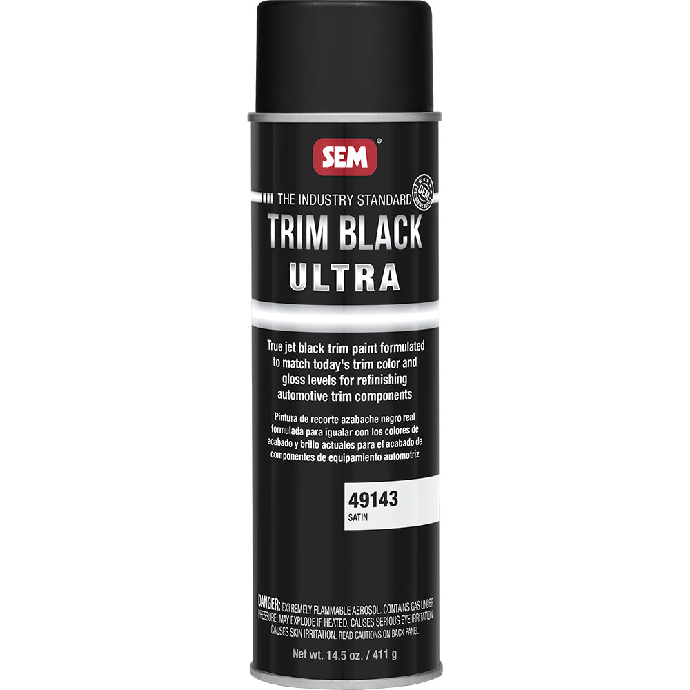SEM Trim Black Ultra  20oz Aerosol Can  Satin Finish 49143
