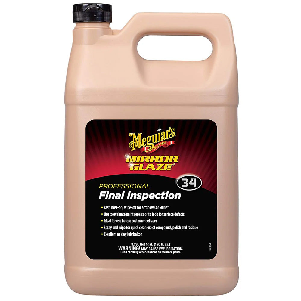 Meguiars Professional Final Inspection WipeOff Detailer  1 Gallon M3401