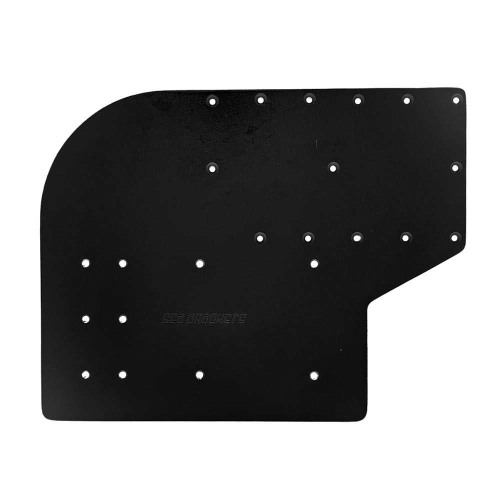 Sea Brackets Large Offset Trolling Motor Plate fMinn Kota Quest  Black SEA2305BLK