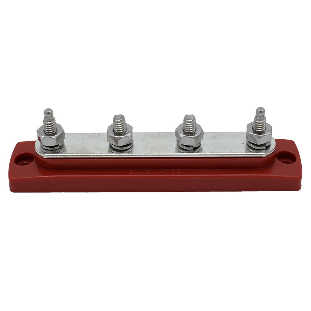 Bluewater Common Stud Busbar 4 Gang  Red 312303B025