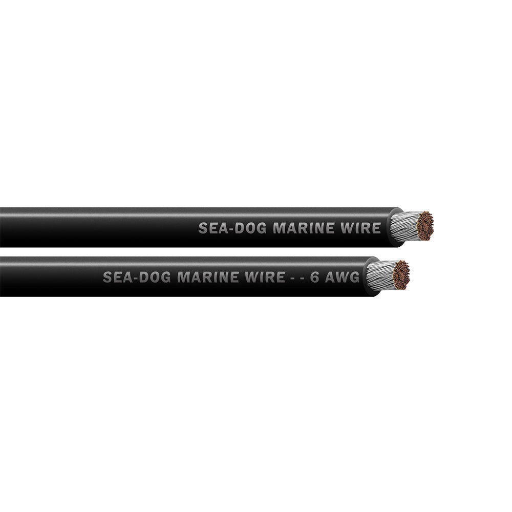 SeaDog 6 AWG Black Battery Cable  500 8006017