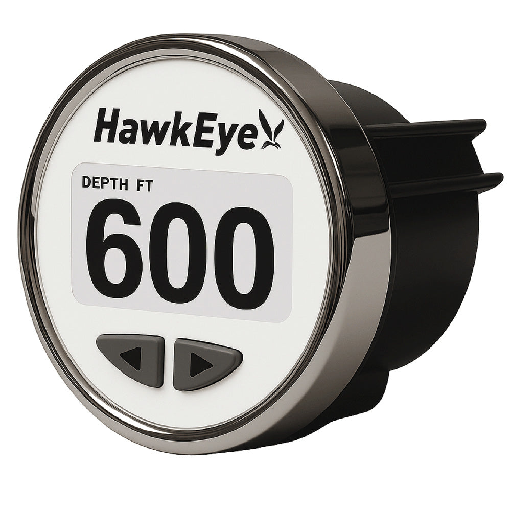 HawkEye DepthTrax Edge InDash Depth Finder  HD Color Display  600 Max Depth  TM Transducer DT3BXTM