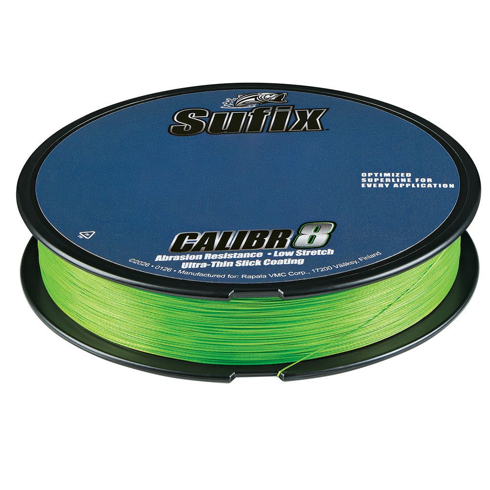 Sufix Calibr8 Braid 300yds 65lb  Neon Lime 694165L