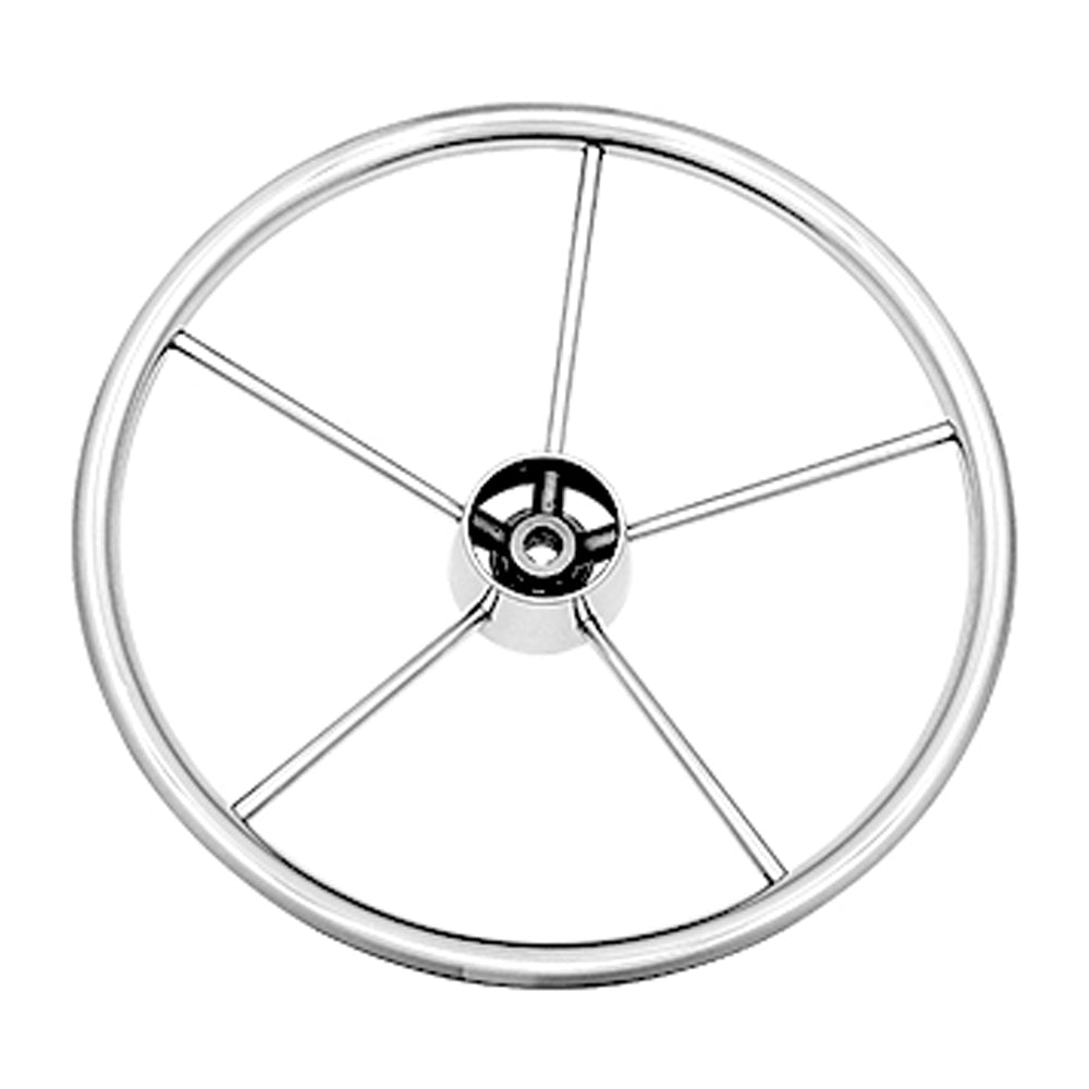 15" Stainless Steel Steering Wheel