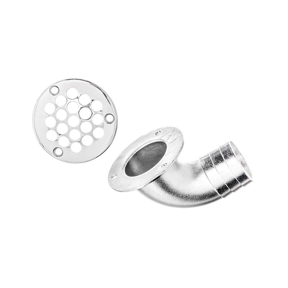 Low Profile Drain 1-1/2" TM, Curved Cover