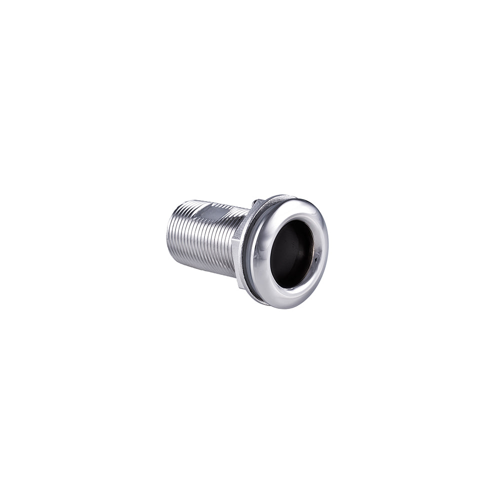 Thru Hull 1" NPT, 2.5" Long, Forged w/ Nut