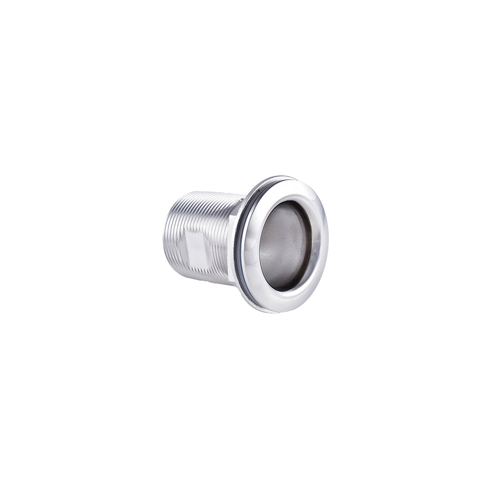 Thru Hull 1.5" NPT, 2.5" Short, Forged w/ Nut, titanium