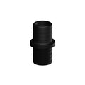 Hose Barb to Hose Barb Adapter 1.25"/1.25" (31.8mm/31.8mm), Black