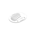 Scoop Strainer for Boats - .75" (19.1mm), White