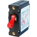 Blue Sea 7217 AC  DC Single Pole Magnetic World Circuit Breaker    25 Amp Red 7217
