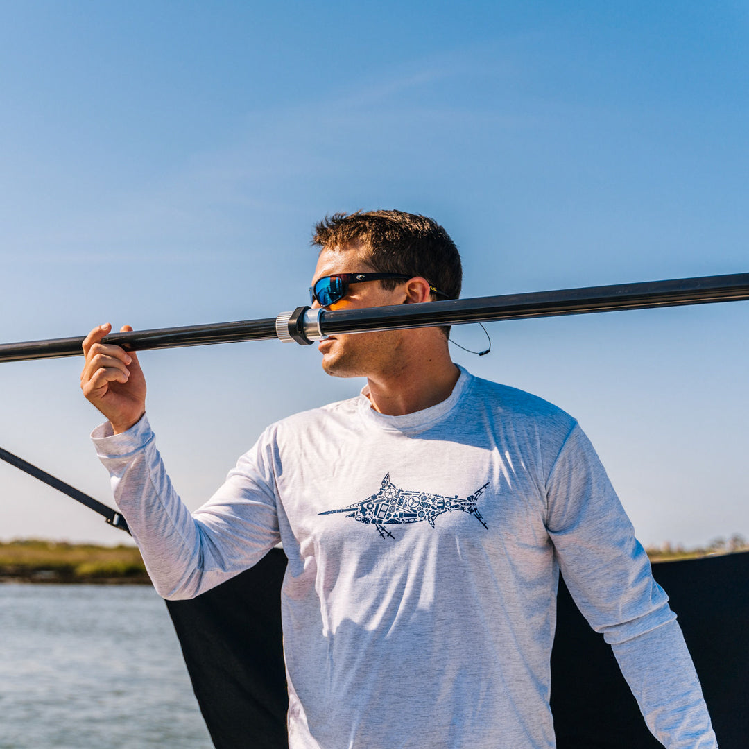 Quick Boat Shade Hybrid Pole Pair, Collapsible 9', Black