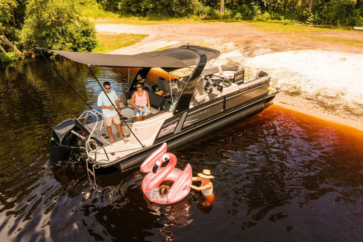 Pontoon Boat Sun Shade System