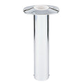 Lees 0 Degree Stainless Steel Flush Mount Rod Holder  2 OD RH527VS