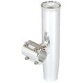 Lees ClampOn Rod Holder  Silver Aluminum  Horizontal Mount  Fits 1660 OD Pipe RA5203SL