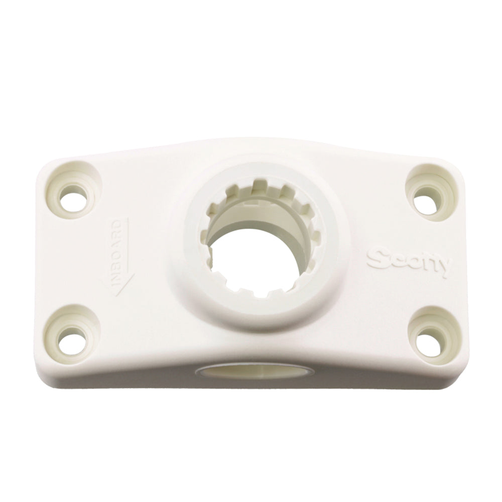 Scotty Combination Side  Deck Mount  White 241WH