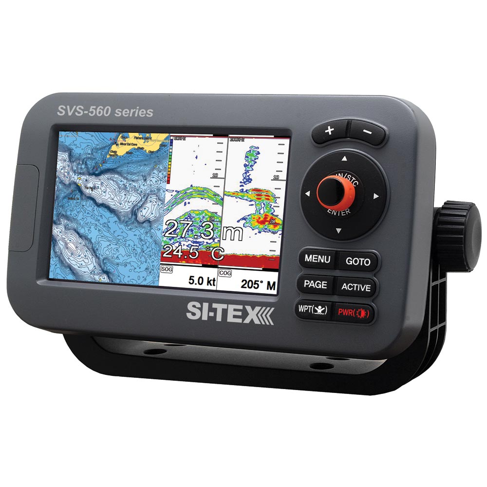SITEX SVS560CF Chartplotter  5 Color Screen wInternal GPS  Navionics Flexible Coverage SVS560CF