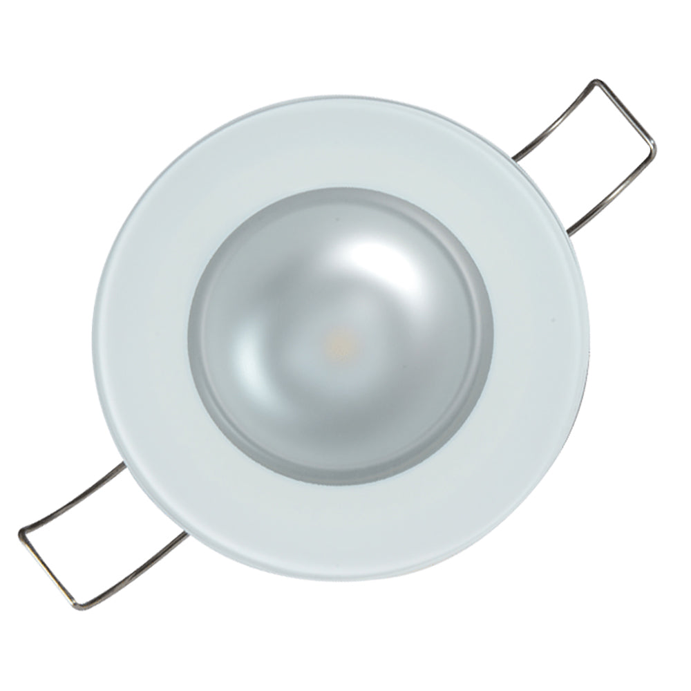 Lumitec Mirage Flush Mount Down Light Spectrum RGBW  Glass Bezel 113197