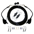 Rupp Single Rigging Kit WLokUps  NokOuts  160 Black Mono CA0172MO
