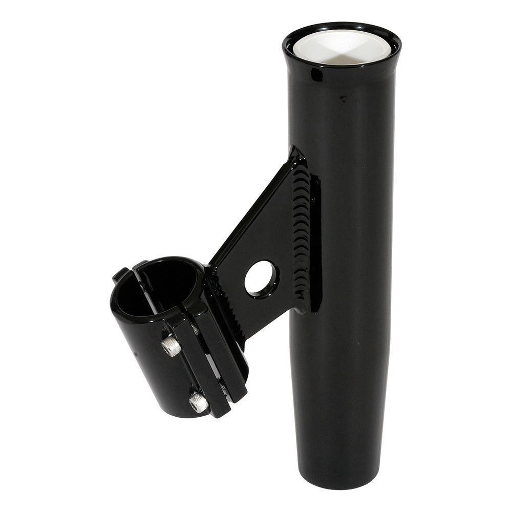 Lees ClampOn Rod Holder  Black Aluminum  Vertical Mount  Fits 1050 OD Pipe RA5001BK