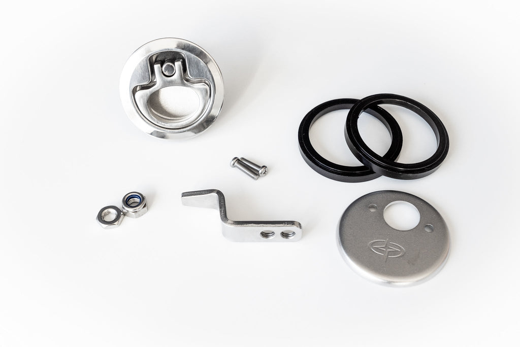 2.5" Compression Latch Non-Locking, Reversible Handle, Offset Cam Kit