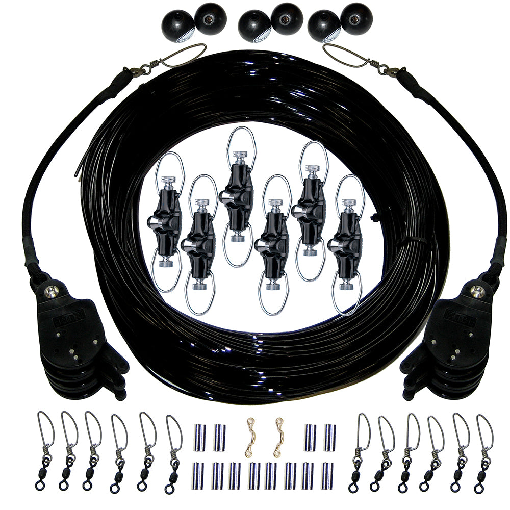 Rupp Triple Rigging Kit WLokUps  NokOuts  460 Black Mono Cord CA0160MO