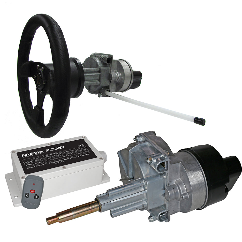Intellisteer Type S fStraight Shaft Helms fCable Steered Boats wDash Mounted Wheel INTTYPES