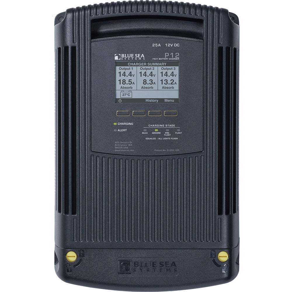 Blue Sea 7531 P12 Battery Charger  12V DC 25A 7531