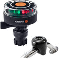 Navisafe Navilight 2NM Tricolor wNavimount Base  Rail Mount  Black 340KIT