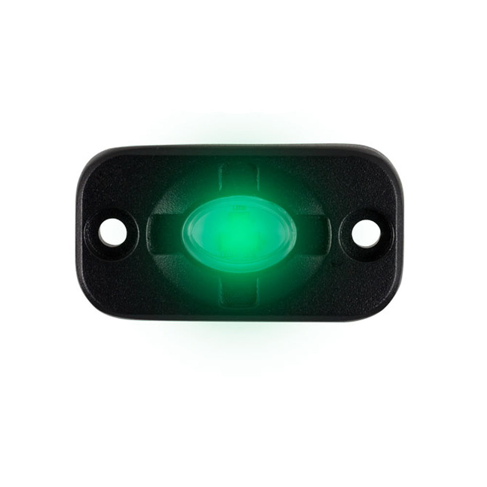 HEISE Auxiliary Accent Lighting Pod  15 x 3  BlackGreen HETL1G