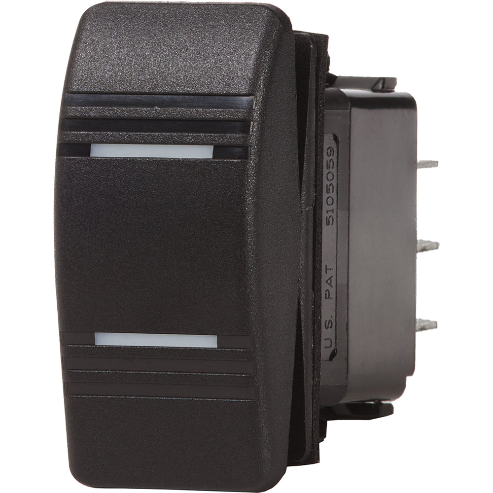 Blue Sea Contura Switch DPDT Black  ONON 8300