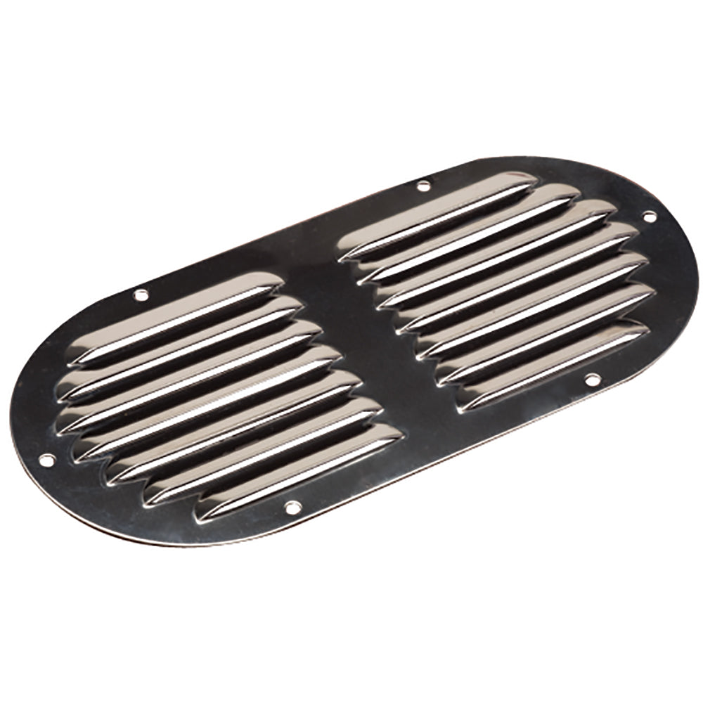 SeaDog Stainless Steel Louvered Vent  Oval  918 x 458 3314051