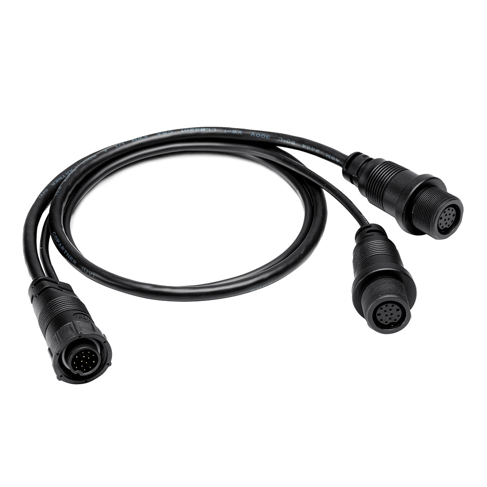 Humminbird 14 M SILR Y  SOLIXAPEX Side Imaging LeftRight Splitter Cable 7201121